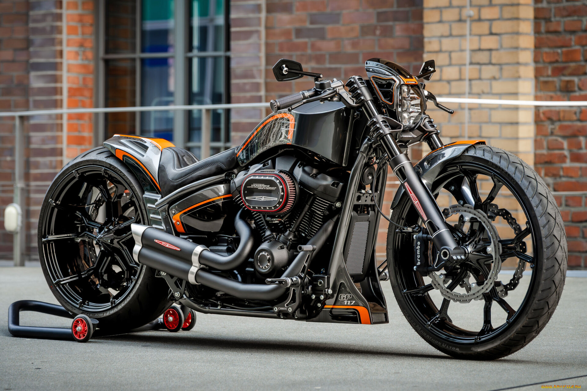 , harley-davidson, softail, breakout, 117, customized, custombikes, gp-suzuka